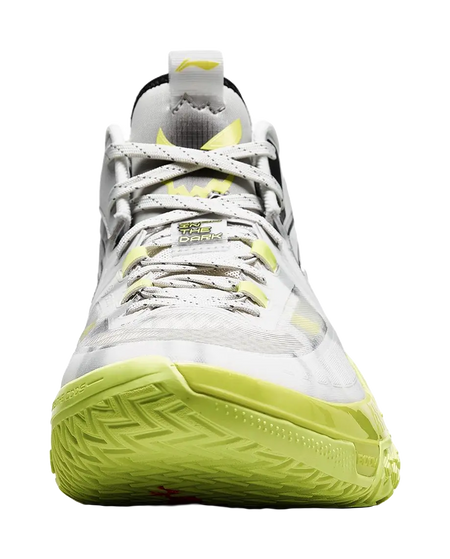 LiNing Jie Ao, Silent Shock Absorbers Slip Resistant Abrasion Resistant Mid top Basketball Shoes Mens Light Lime 