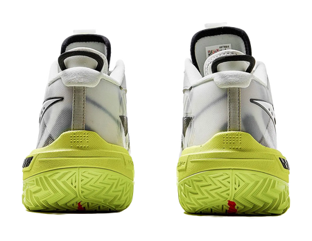 LiNing Jie Ao, Silent Shock Absorbers Slip Resistant Abrasion Resistant Mid top Basketball Shoes Mens Light Lime 