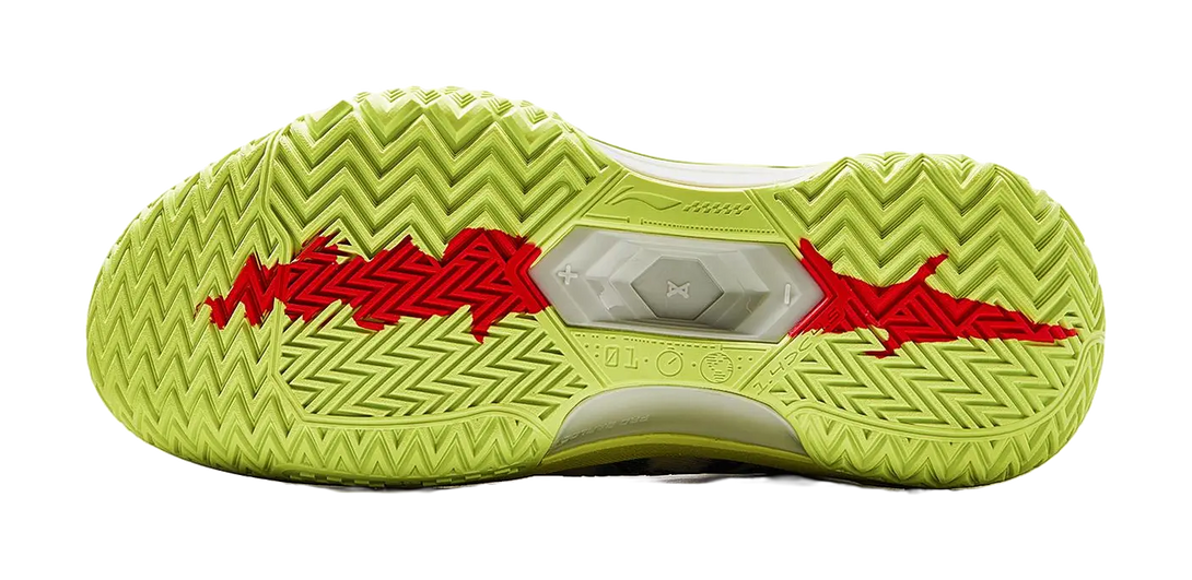 LiNing Jie Ao, Silent Shock Absorbers Slip Resistant Abrasion Resistant Mid top Basketball Shoes Mens Light Lime 