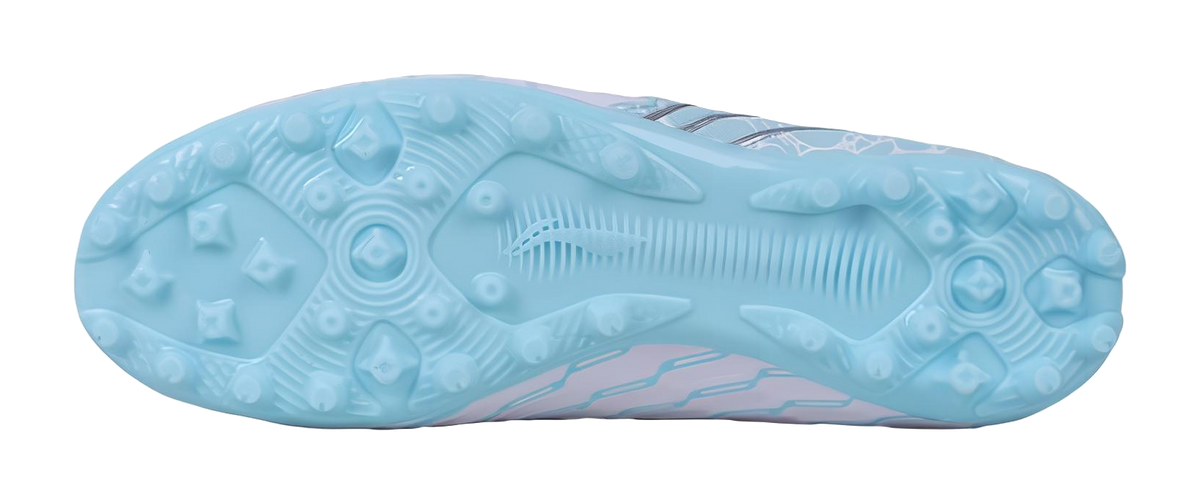 LiNing Jin MG Multi Ground Shock Absorbers Slip Resistant Abrasion Resistant Soccer Shoes Men's Blue 