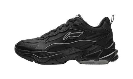 LiNing LN Non-slip Lightweight Low-Top Casual Shoes Mens Black  vjsneaker.com