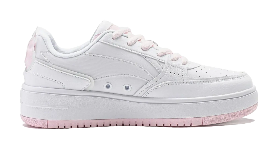 LiNing LiNing X Disney Slip-Resistant Cushioning Low-Top Skateboard Shoes Women's Blue Pink Mismatched 