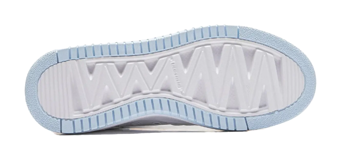 LiNing LiNing X Disney Slip-Resistant Cushioning Low-Top Skateboard Shoes Women's Blue Pink Mismatched 