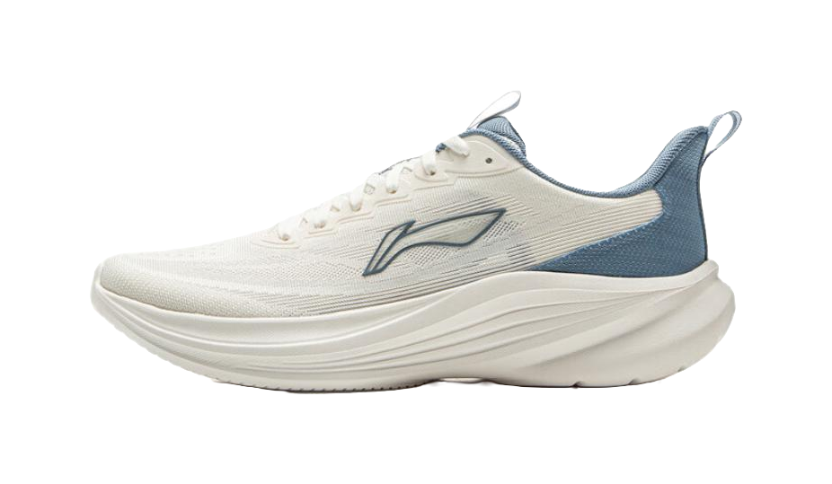 LiNing Light Breeze Low top Casual Running Shoes Men's White Blue 