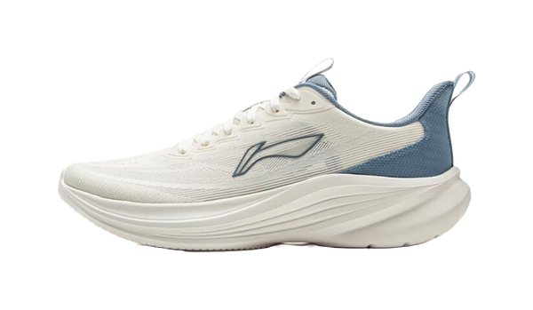 LiNing Light Breeze Low top Casual Running Shoes Men's White Blue 