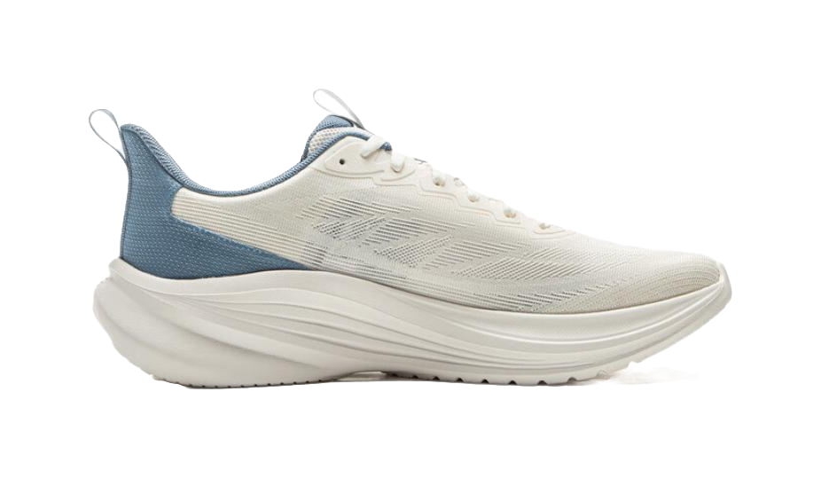 LiNing Light Breeze Low top Casual Running Shoes Men's White Blue 