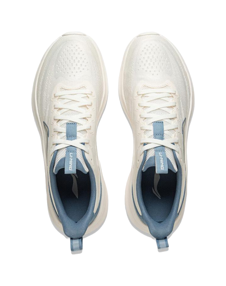 LiNing Light Breeze Low top Casual Running Shoes Men's White Blue 