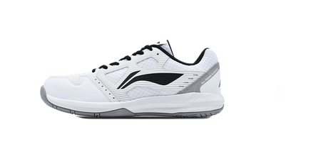 LiNing Light Feather Slip Resistant Abrasion Resistant Low top Badminton Shoes Unisex White Black 
