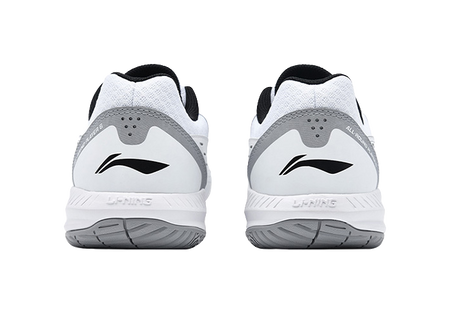 LiNing Light Feather Slip Resistant Abrasion Resistant Low top Badminton Shoes Unisex White Black 