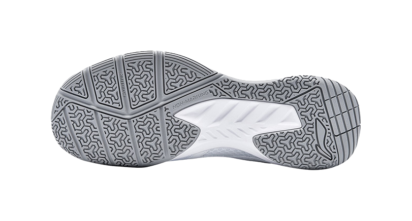 LiNing Light Feather Slip Resistant Abrasion Resistant Low top Badminton Shoes Unisex White Black 