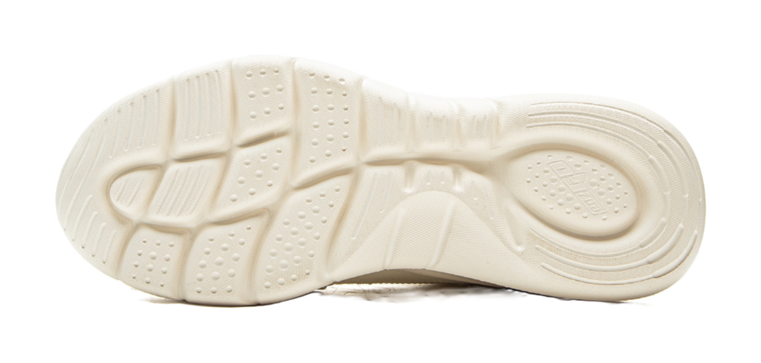 LiNing Light Mist Cushioning Abrasion Resistant Breathable Lightweight Rebound Low top Running Shoes Women's Ecru 