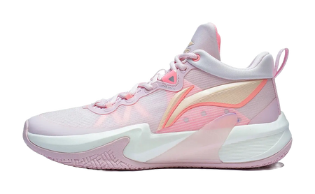 LiNing Light Speed 1.0 Shock Absorbers Slip Resistant Abrasion Resistant Low top Basketball Shoes Mens Pink  vjsneaker.com