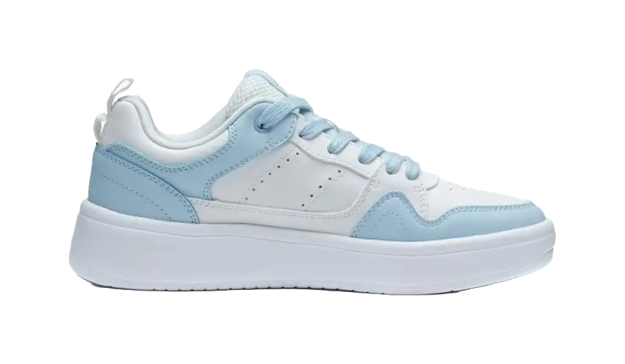 LiNing Line 2.0 At The Beginning Slip Resistant Abrasion Resistant Low top Skateboard Shoes Women's White Blue 