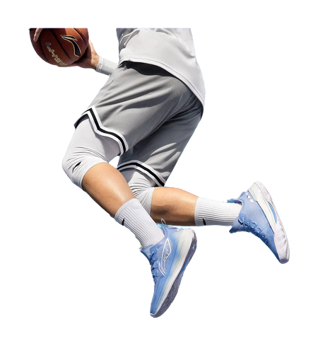 LiNing Liren 3 V2 Blue Sky Shock Absorbers Slip Resistant Abrasion Resistant Low top Basketball Shoes Unisex Snow Blue 