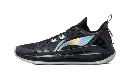 LiNing Liren 3 V2 Obsidian Cushioning Low-Top Basketball Shoes Mens Night Black  vjsneaker.com