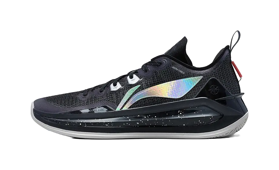 LiNing Liren 3 V2 Obsidian Cushioning Low-Top Basketball Shoes Mens Night Black  vjsneaker.com