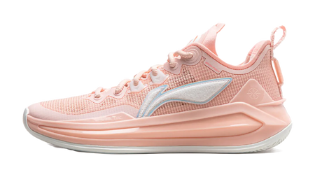 LiNing Liren 3 V2 Piggy Bank Cushioned Slip Resistant Abrasion Resistant Low Top Basketball Shoes Unisex Orange Pink  vjsneaker.com