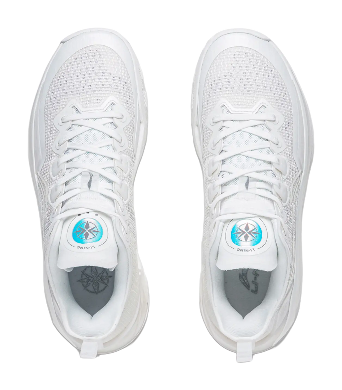 LiNing Liren 3 V2 White Pearl Cushioned Slip Resistant Abrasion Resistant Low Top Basketball Shoes Unisex Mist White 