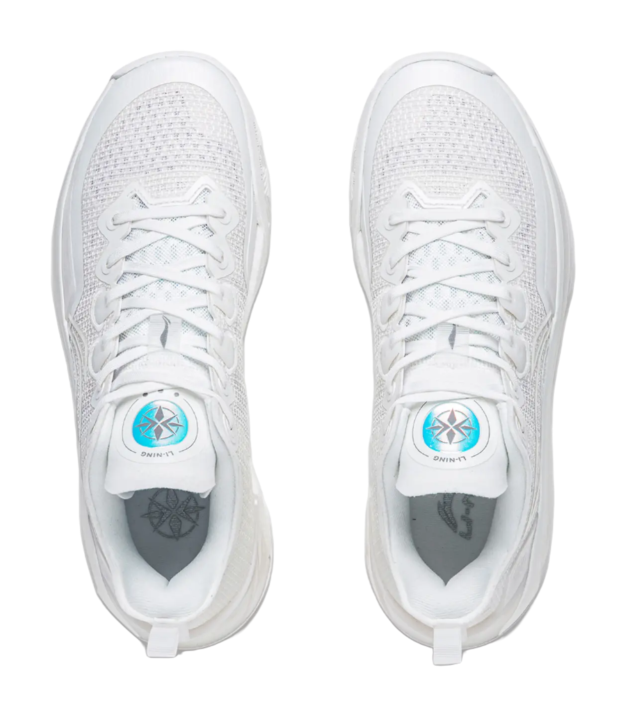 LiNing Liren 3 V2 White Pearl Cushioned Slip Resistant Abrasion Resistant Low Top Basketball Shoes Unisex Mist White 