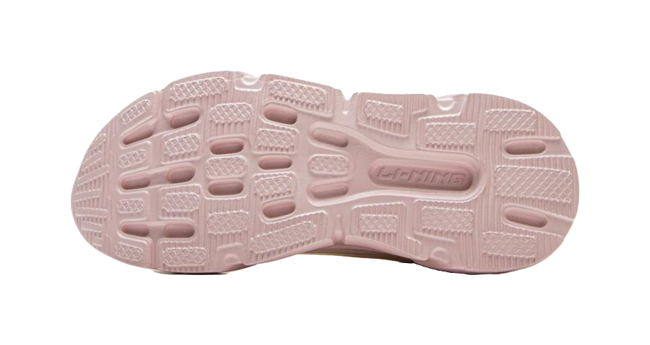 LiNing Low top Running Shoes Women's Beige White Pink 
