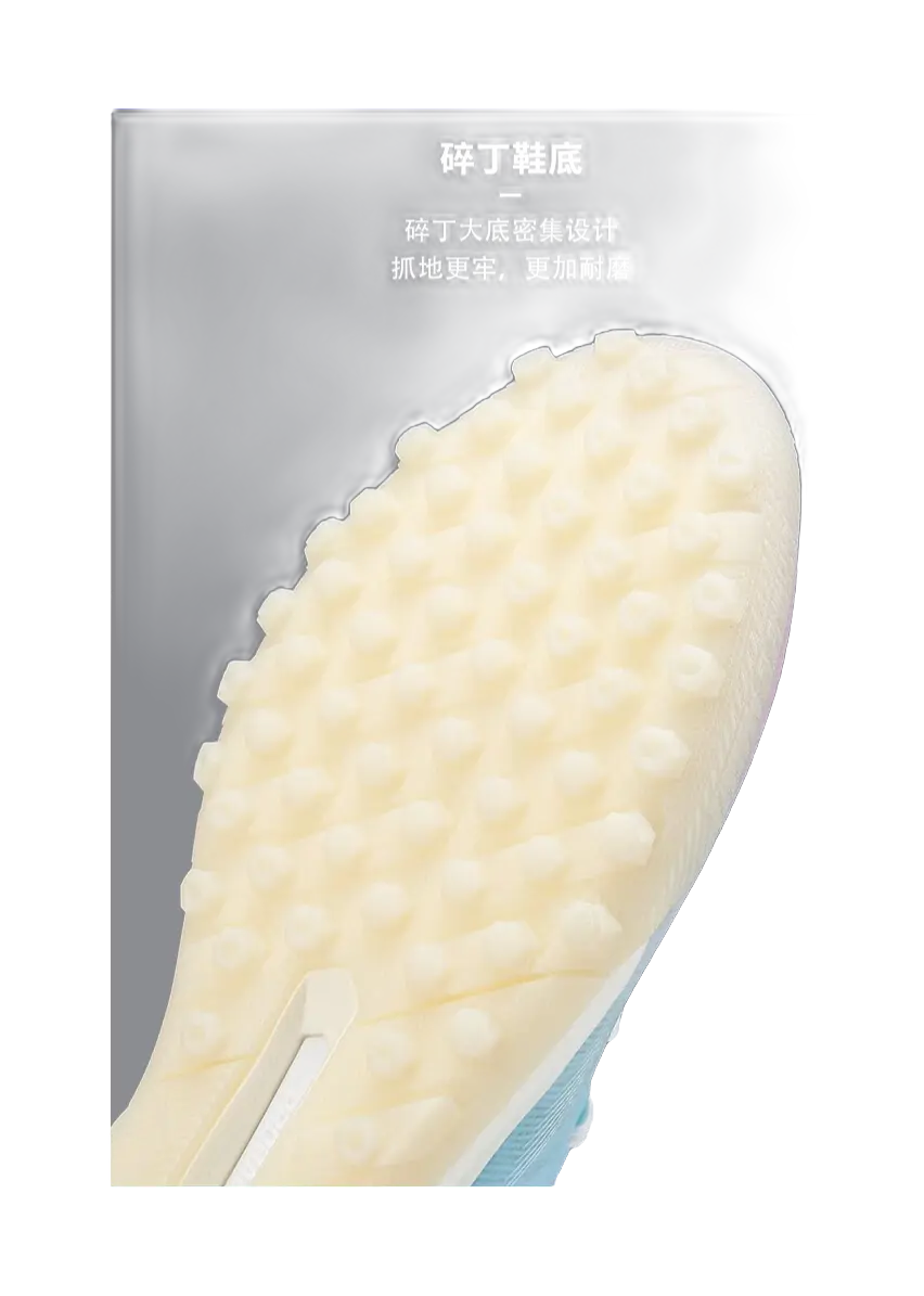 LiNing Low top Soccer Shoes White Purple Kids  vjsneaker.com