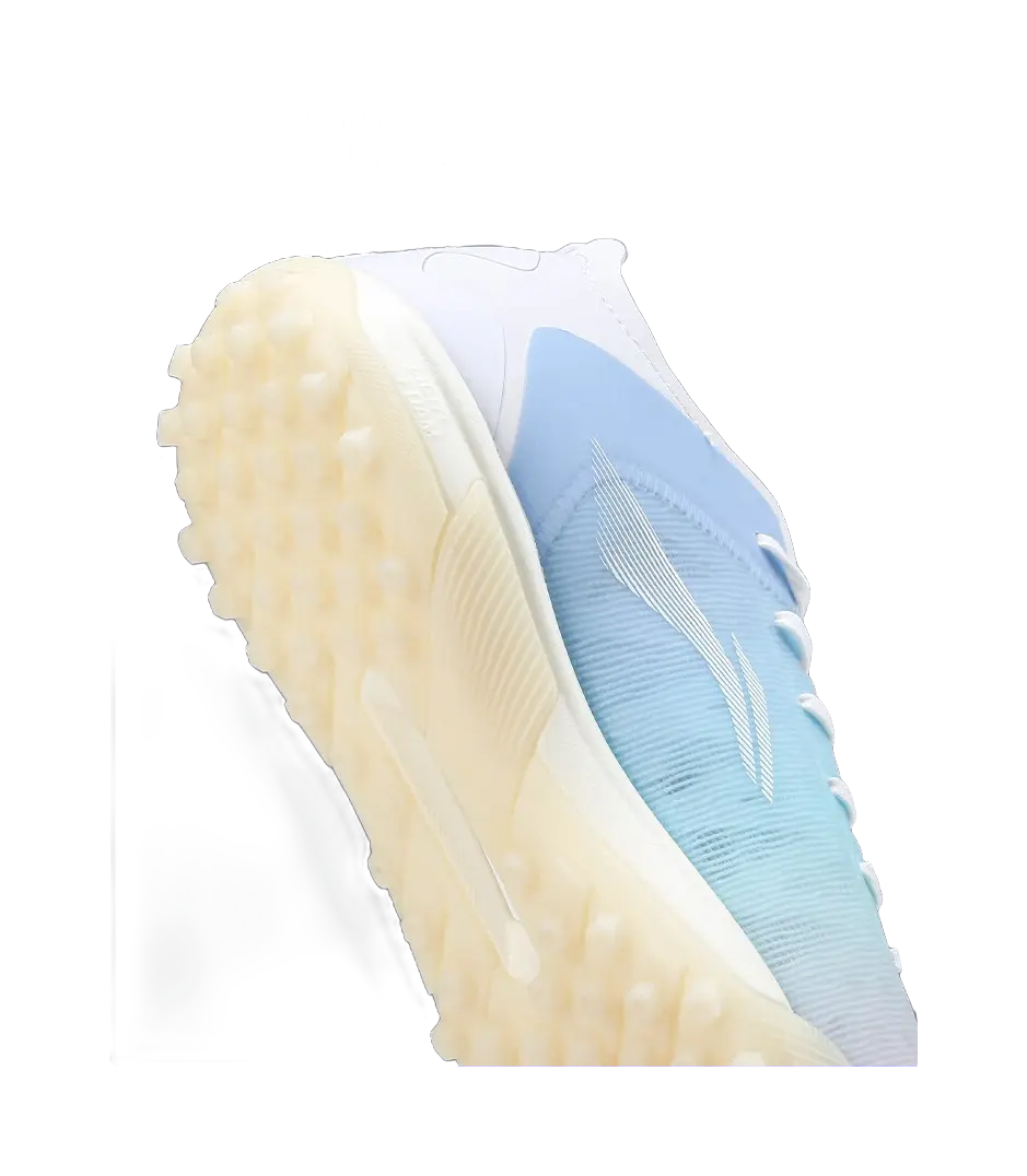 LiNing Low top Soccer Shoes White Purple Kids  vjsneaker.com