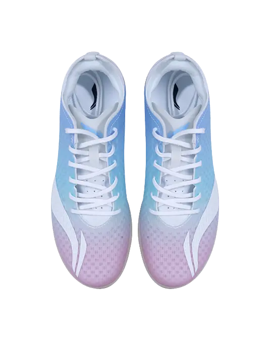 LiNing Low top Soccer Shoes White Purple Kids  vjsneaker.com