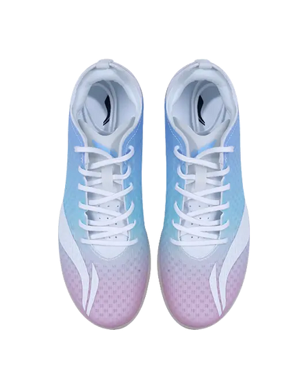 LiNing Low top Soccer Shoes White Purple Kids  vjsneaker.com