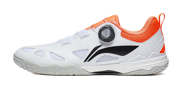 LiNing Mage Pe Cushioning Low top Table Tennis Shoes Unisex White Orange 