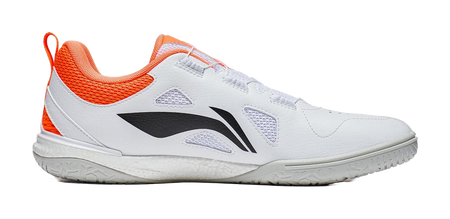 LiNing Mage Pe Cushioning Low top Table Tennis Shoes Unisex White Orange 