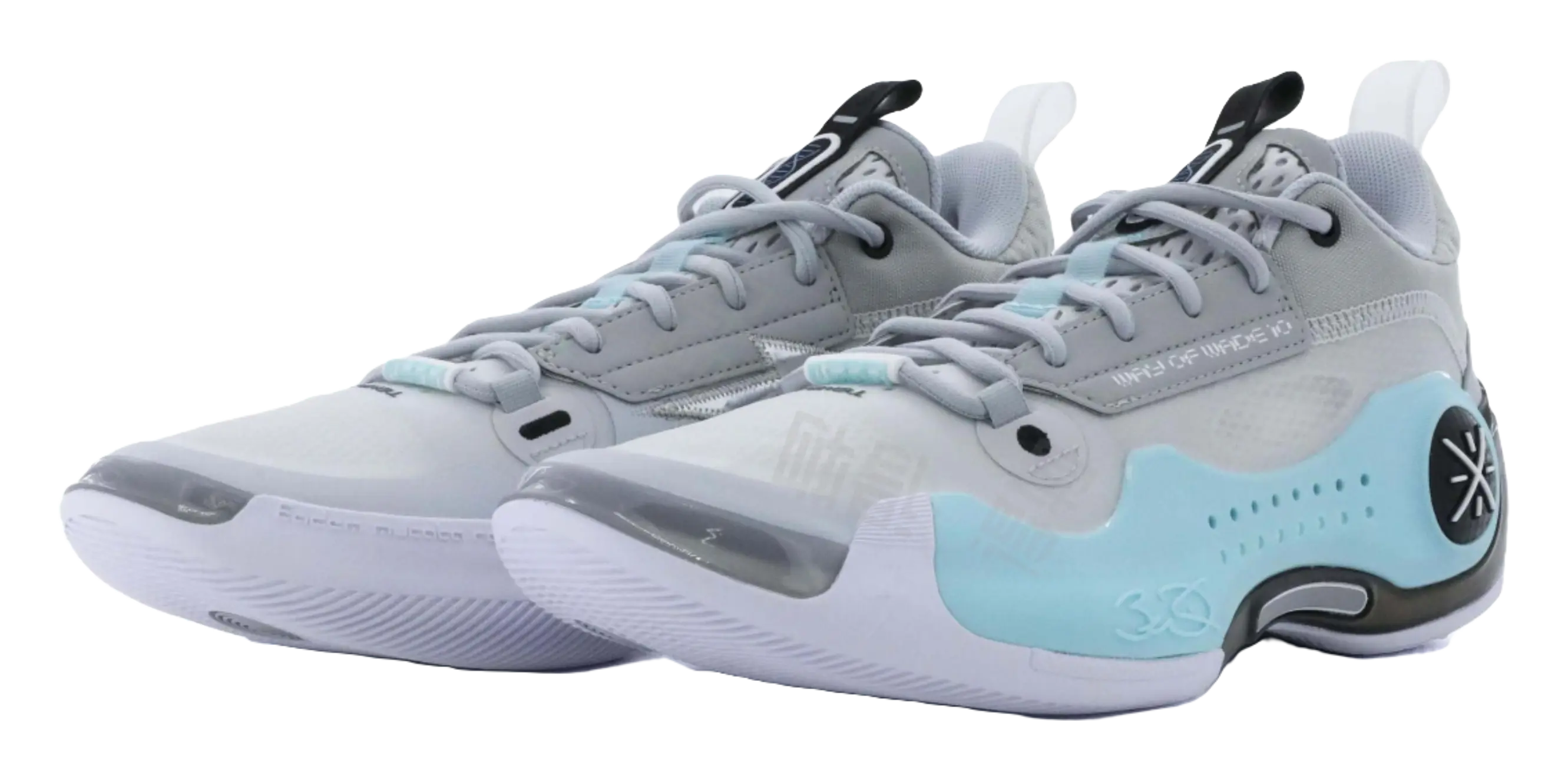 LiNing Non-slip Wear-resistant Shock Absorption Low-Top Basketball Shoes Mens Blue  vjsneaker.com