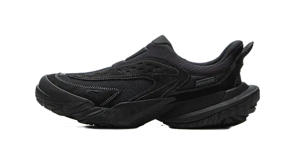 LiNing Outdoor CF Tracing Shock Absorbers Rebound Low top Outdoor Shoes Unisex Black 