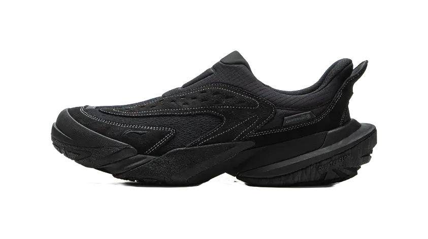 LiNing Outdoor CF Tracing Shock Absorbers Rebound Low top Outdoor Shoes Unisex Black 