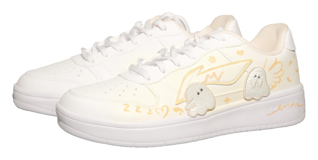 LiNing Pontoon Boats Abrasion Resistant Coverage Low top Skateboard Shoes Women's Yellow 