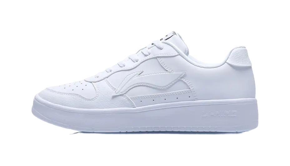 LiNing Pontoon Boats Cushioning Abrasion Resistant Lightweight Low Top Skateboard Shoes Unisex Black White Gray 