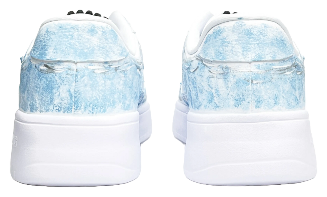 LiNing Pontoon Boats Wear resistant And Lightweight Low top Skateboard Shoes Unisex White Blue 