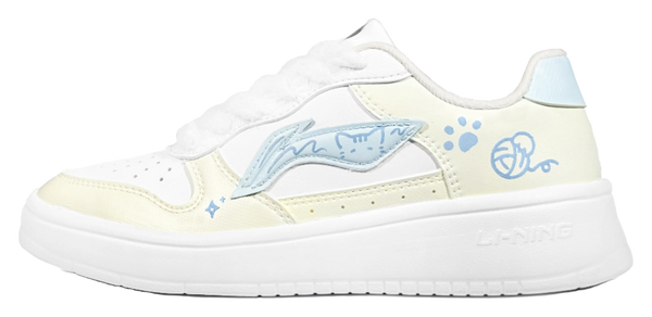 LiNing Pontoon Boats Woolen Kitten Low Top Skateboard Shoes Women's Woolen Kitten 