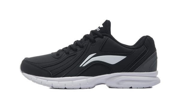LiNing R037 Shock Absorbers Slip Resistant Abrasion Resistant Lightweight Low top Running Shoes Men's Black Gray 