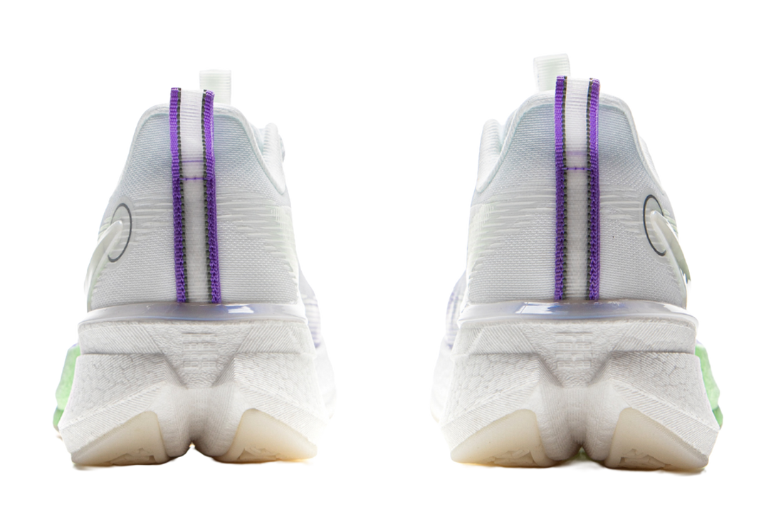 LiNing Rebound Lightweight Slip Resistant Low Top Training Running Shoes Women's Standard White 