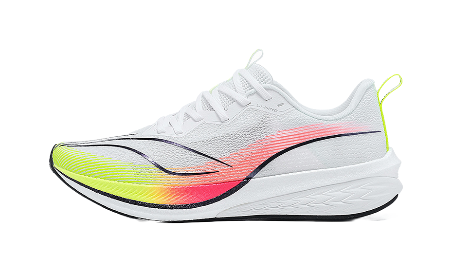 LiNing Red Hare 6 Pro Shock Absorbers Slip Resistant Abrasion Resistant Low top Marathon Running Shoes Men's White 