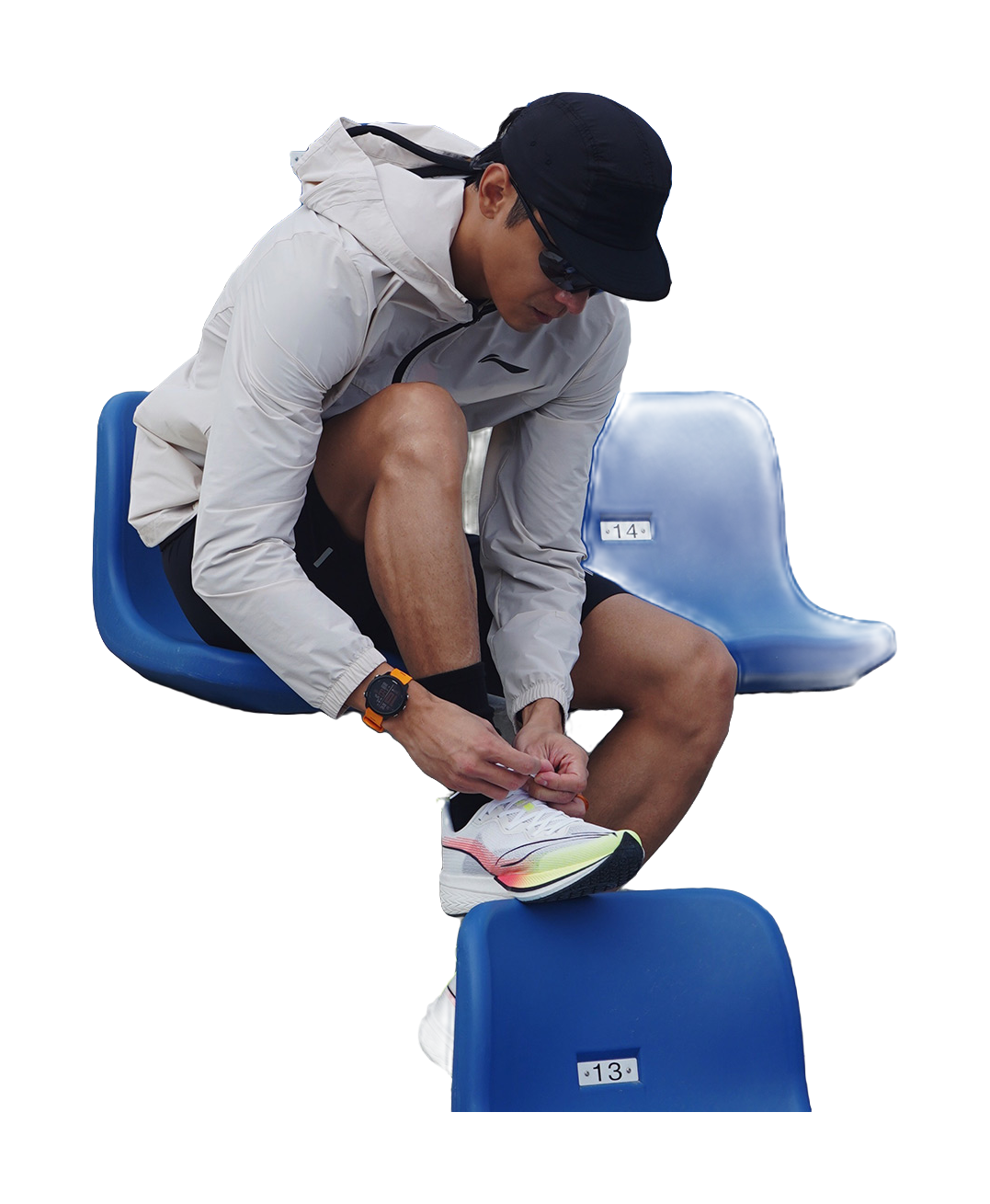 LiNing Red Hare 6 Pro Shock Absorbers Slip Resistant Abrasion Resistant Low top Marathon Running Shoes Men's White 