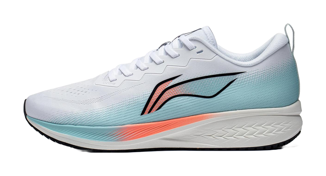 LiNing Red Hare 6 Slip Resistant Abrasion Resistant Low top Running Shoes Men's White Blue 