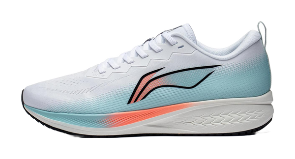 LiNing Red Hare 6 Slip Resistant Abrasion Resistant Low top Running Shoes Men's White Blue 