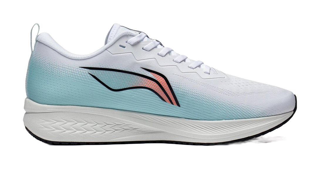 LiNing Red Hare 6 Slip Resistant Abrasion Resistant Low top Running Shoes Men's White Blue 