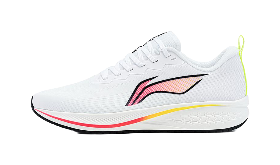 LiNing Red Hare 6 Slip Resistant And Abrasion Resistant Coverage Low top Running Shoes Men's Standard White 