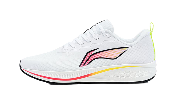 LiNing Red Hare 6 Slip Resistant And Abrasion Resistant Coverage Low top Running Shoes Men's Standard White 