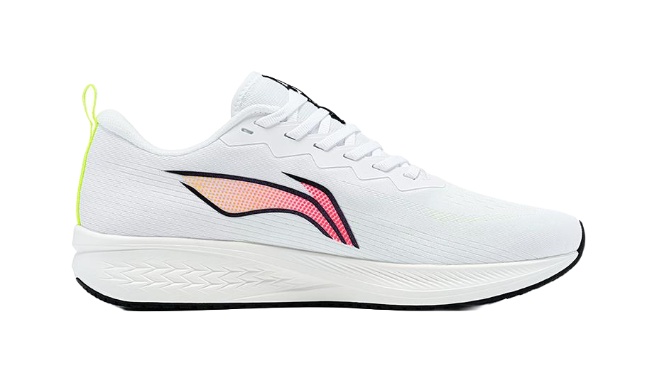 LiNing Red Hare 6 Slip Resistant And Abrasion Resistant Coverage Low top Running Shoes Men's Standard White 