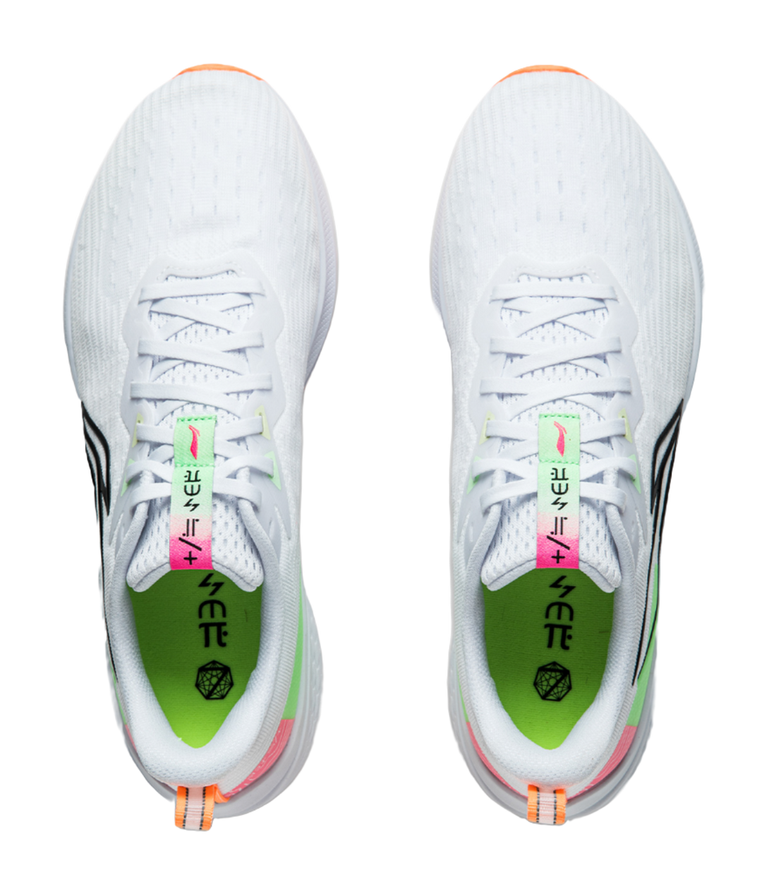 LiNing Red Hare 7 Cushioning Support Lightweight Rebound Low top Training Running Shoes Men's White Green 