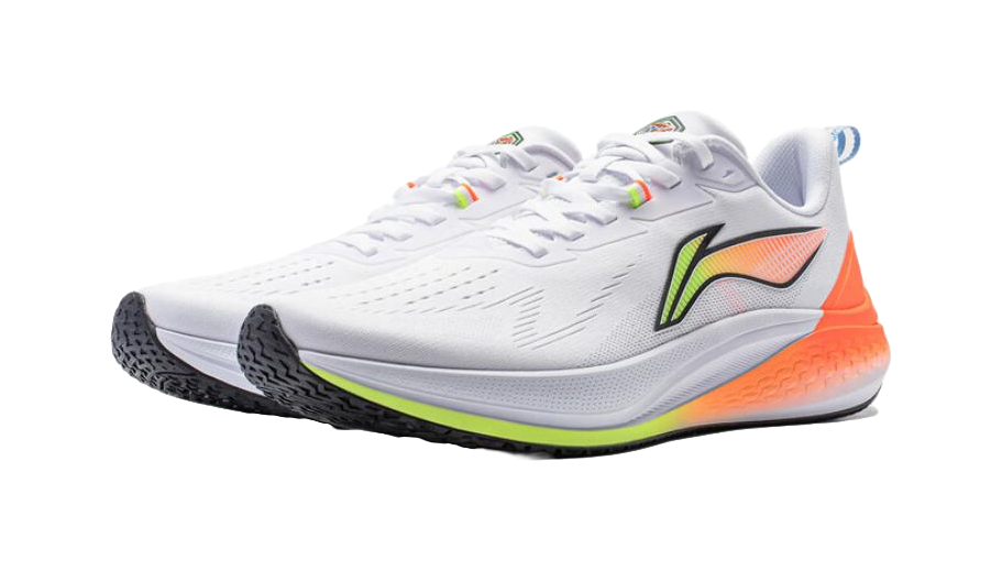 LiNing Red Hare 7 Cushioning, Slip Resistant, Lightweight Low top Marathon Running Shoes Men's White 