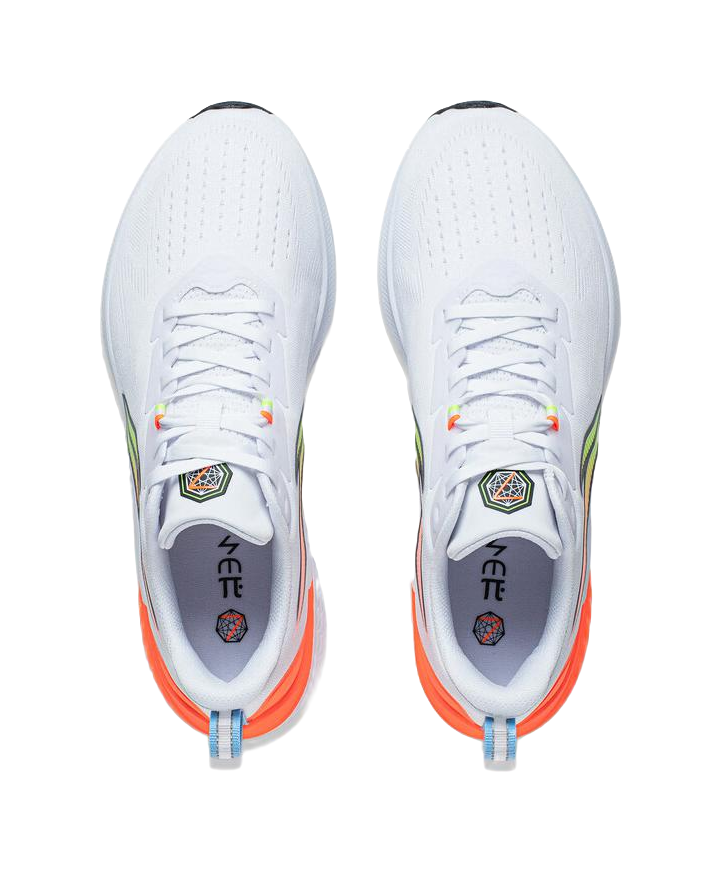 LiNing Red Hare 7 Cushioning, Slip Resistant, Lightweight Low top Marathon Running Shoes Men's White 